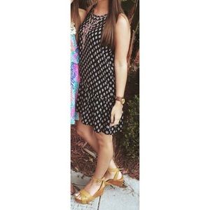 Blu Pepper Boho Pattered Dress